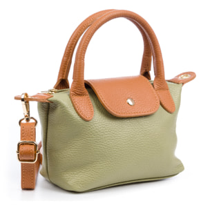 Baucina Borsa a mano Donna. Pelle autentica Dollaro.