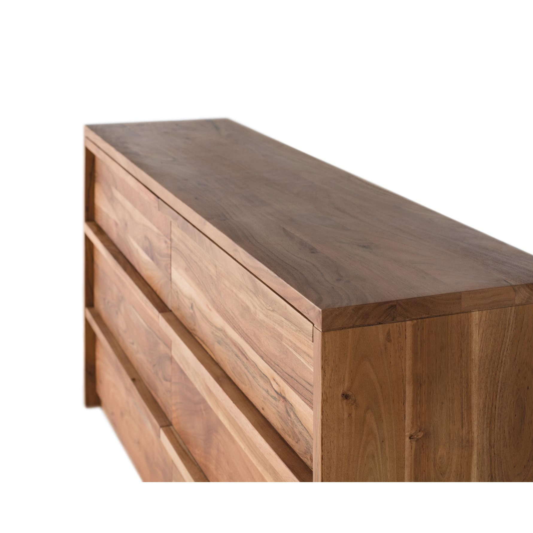 Aparador de Madera de Acacia Estilo Rústico Moderno