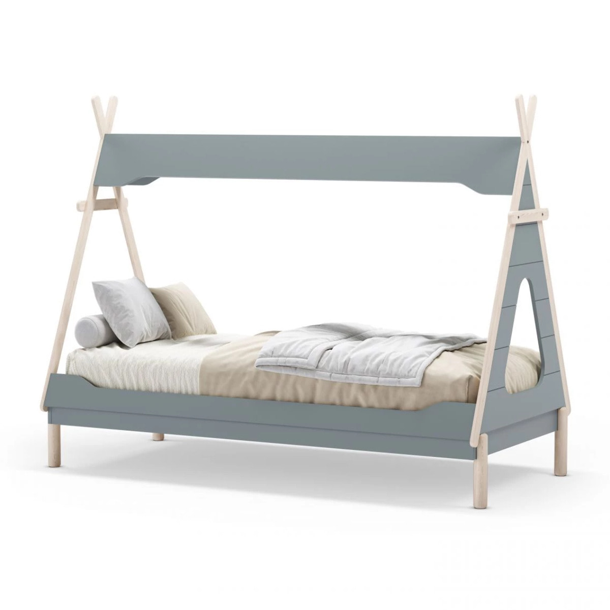 Cama Tipi Nest Verde Brent - Oak Soft