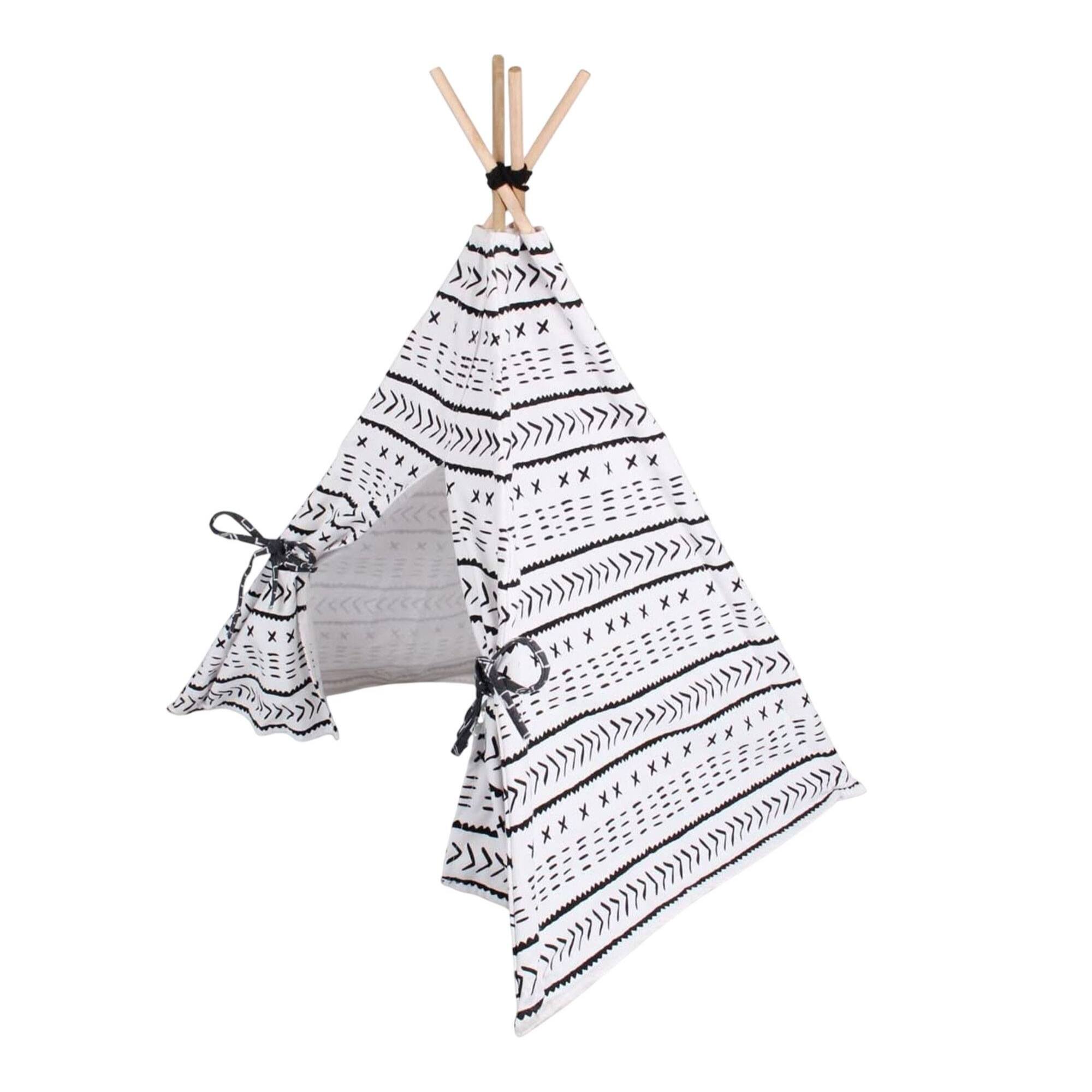 Well Home Carpa-Tipi para mascotas de lona 56x56x74cm