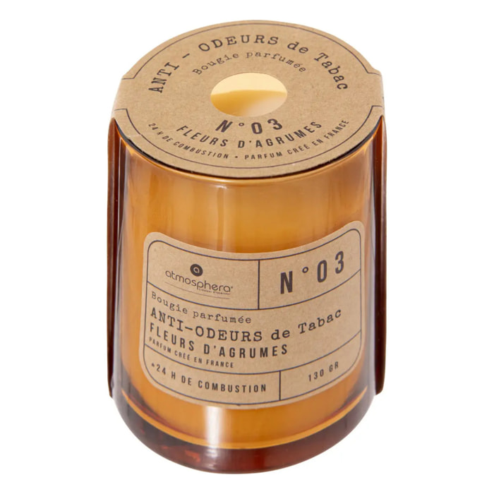 Bougie parfumée anti odeur tabac 130g