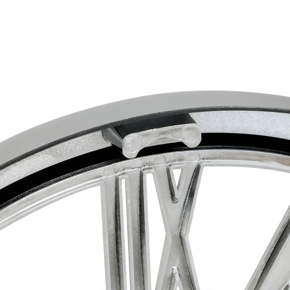 Horloge Ricky argent D40cm