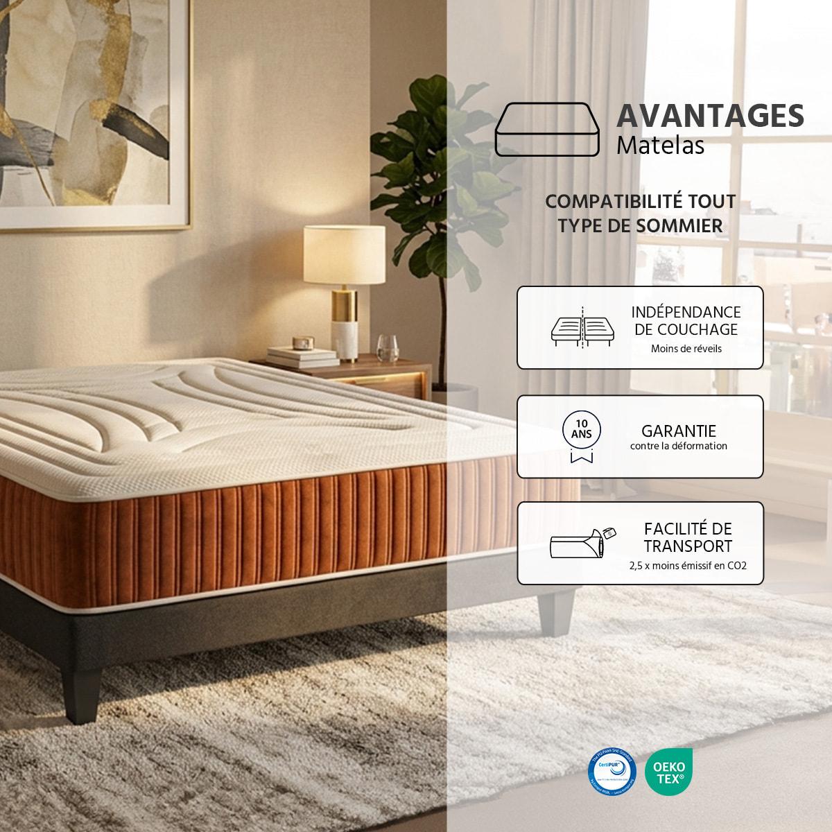 Matelas Mousse Jacobin | Accueil Memoire de forme