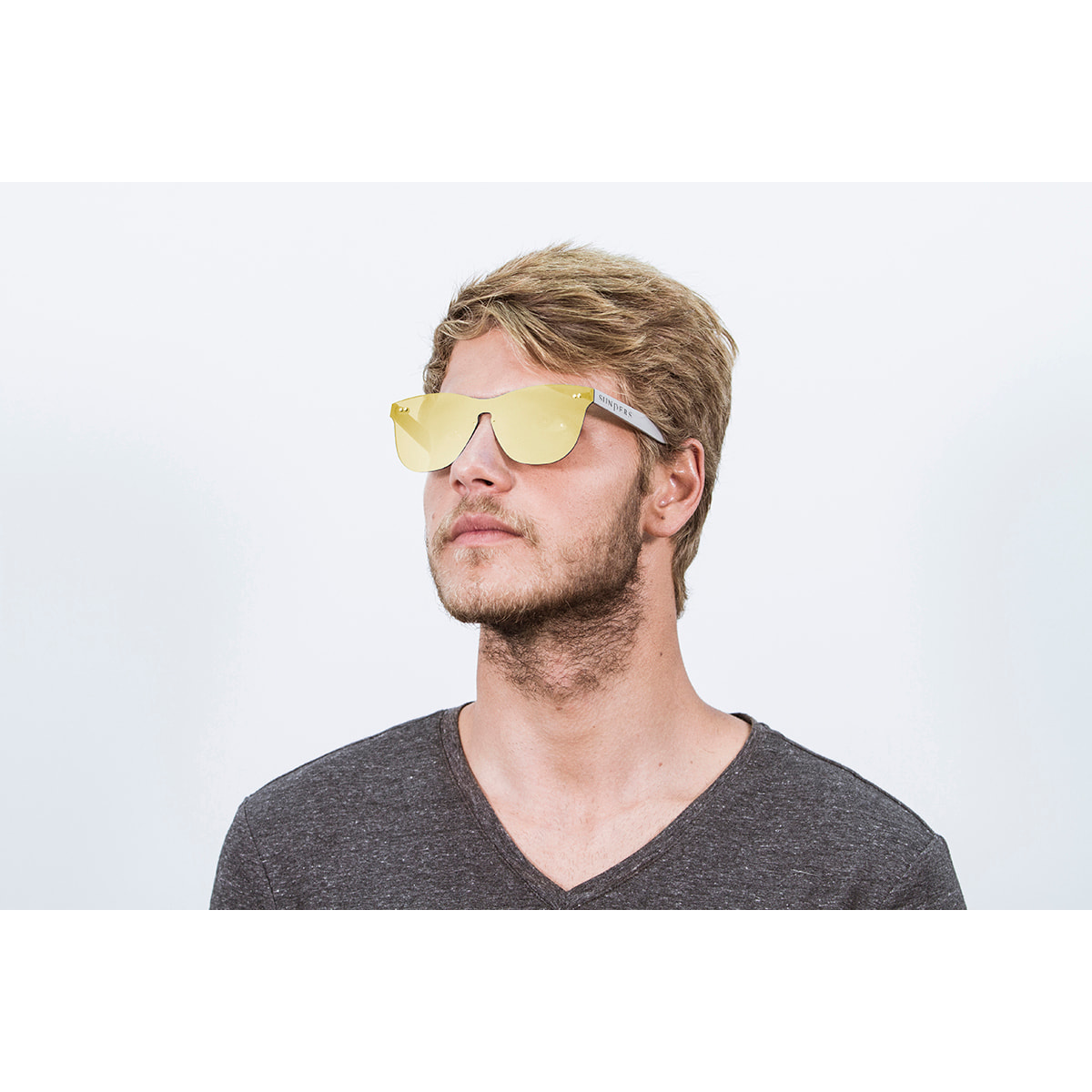 GAFAS DE SOL SUNPERS SAN FRANCISCO FLAT PC TEMPLE de color Dorado