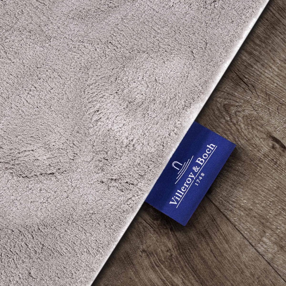 Tapis salon faux uni poils ras, tissé polyester confortable, anano