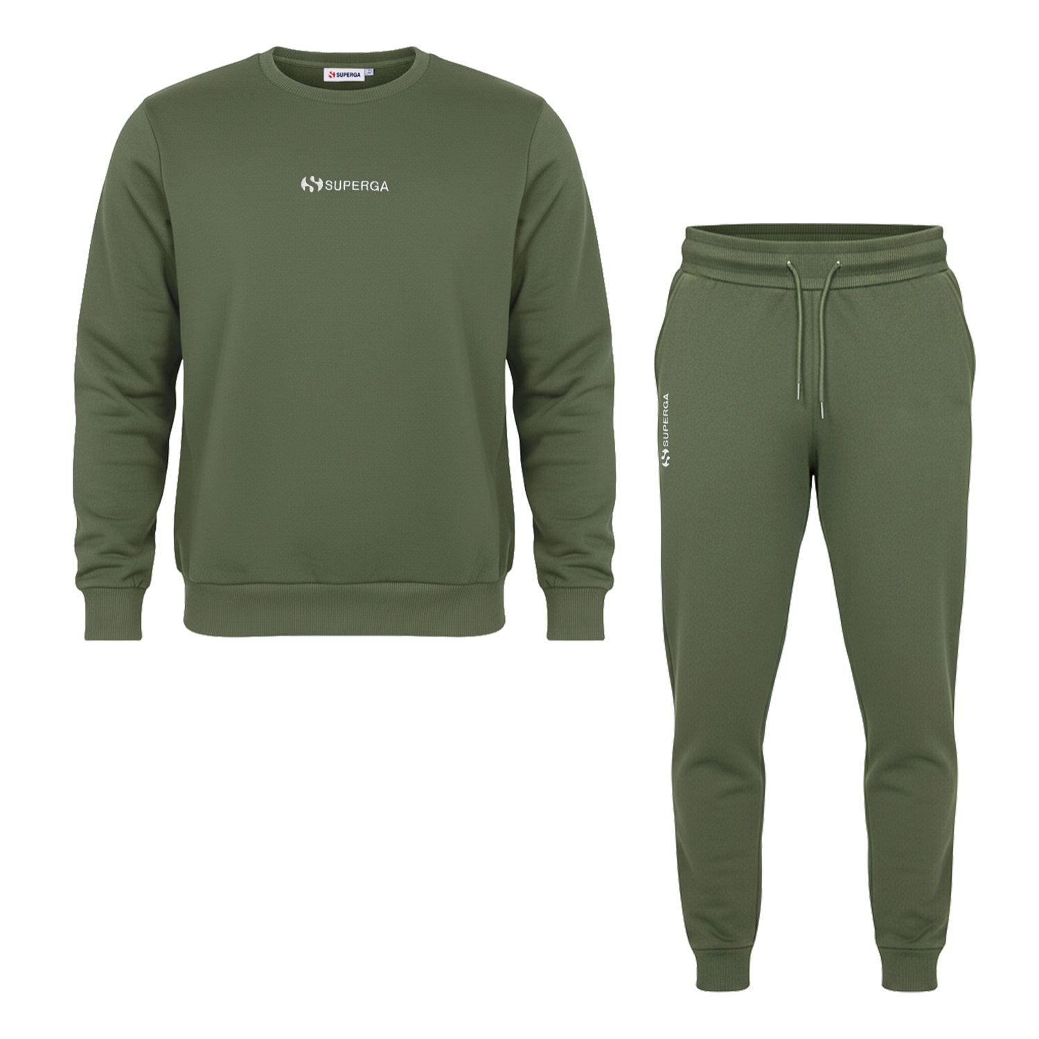 Tuta Uomo SUPERGA Cotone Felpato Girogola