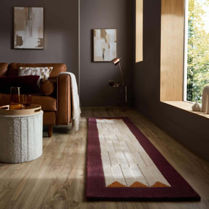 Tapis de couloir en laine à bordure APEX BORDER