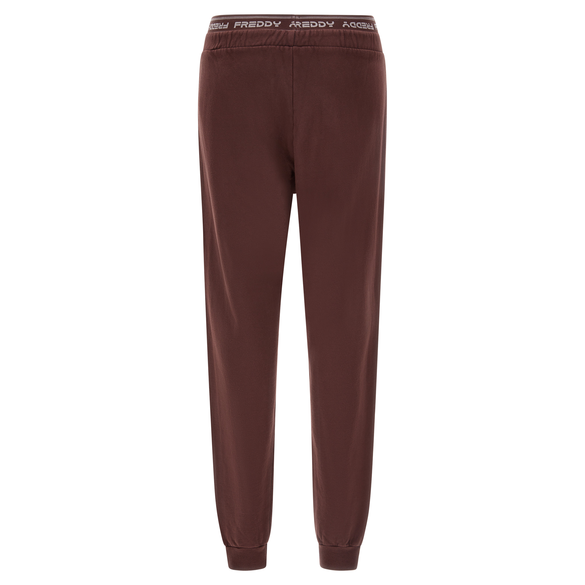 Pantaloni joggers in felpa invernale con elastico logato