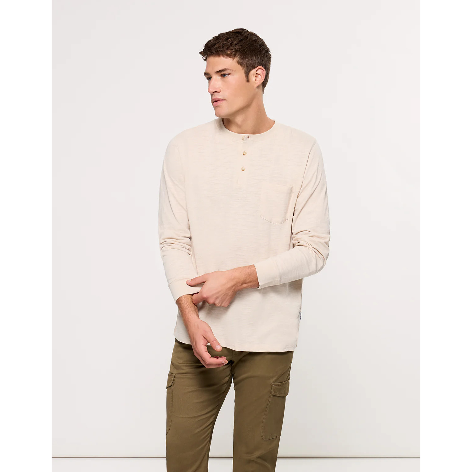 Camiseta Manga Larga Blanca - Barnock