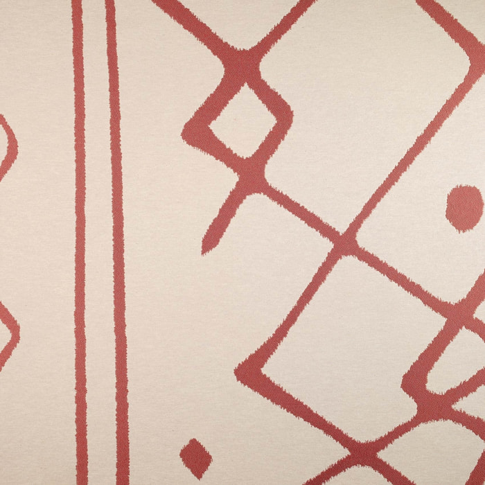 Tissu d'ameublement au style ethnique - Terracotta