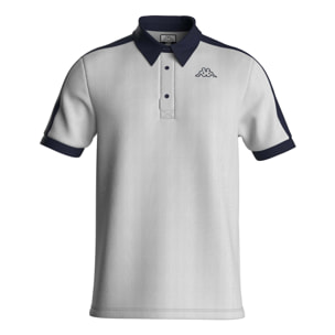 Kappa - Polos Hombre Blanco - Logo Ioxband