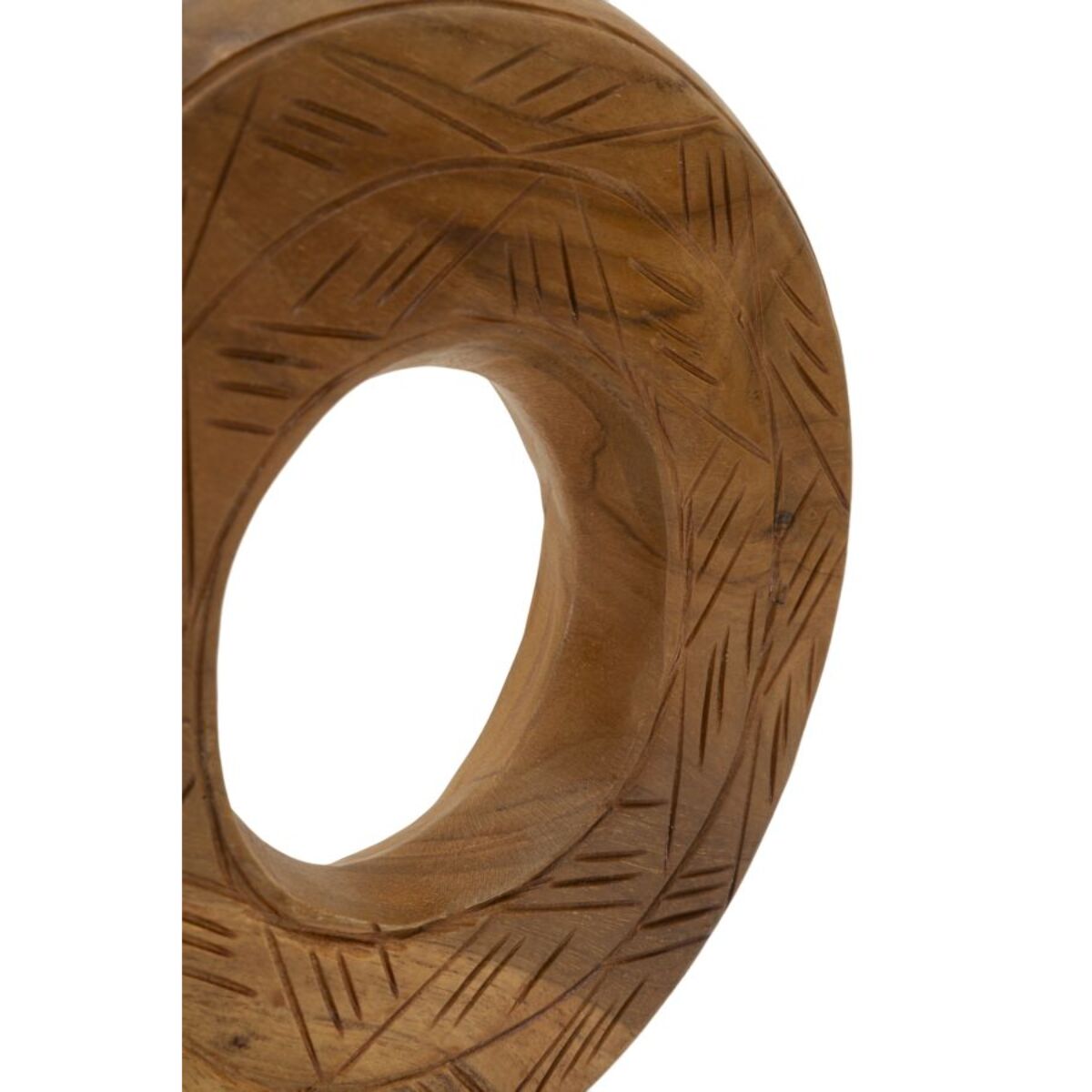 SCULTURA DORAT IN TEAK RIC. CM 20X10X28 (PEZZI UNICI - NON RIP. IN SERIE)
