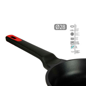 PADELLA 28CM IN GHISA FULL INDUCTION MOLTEN