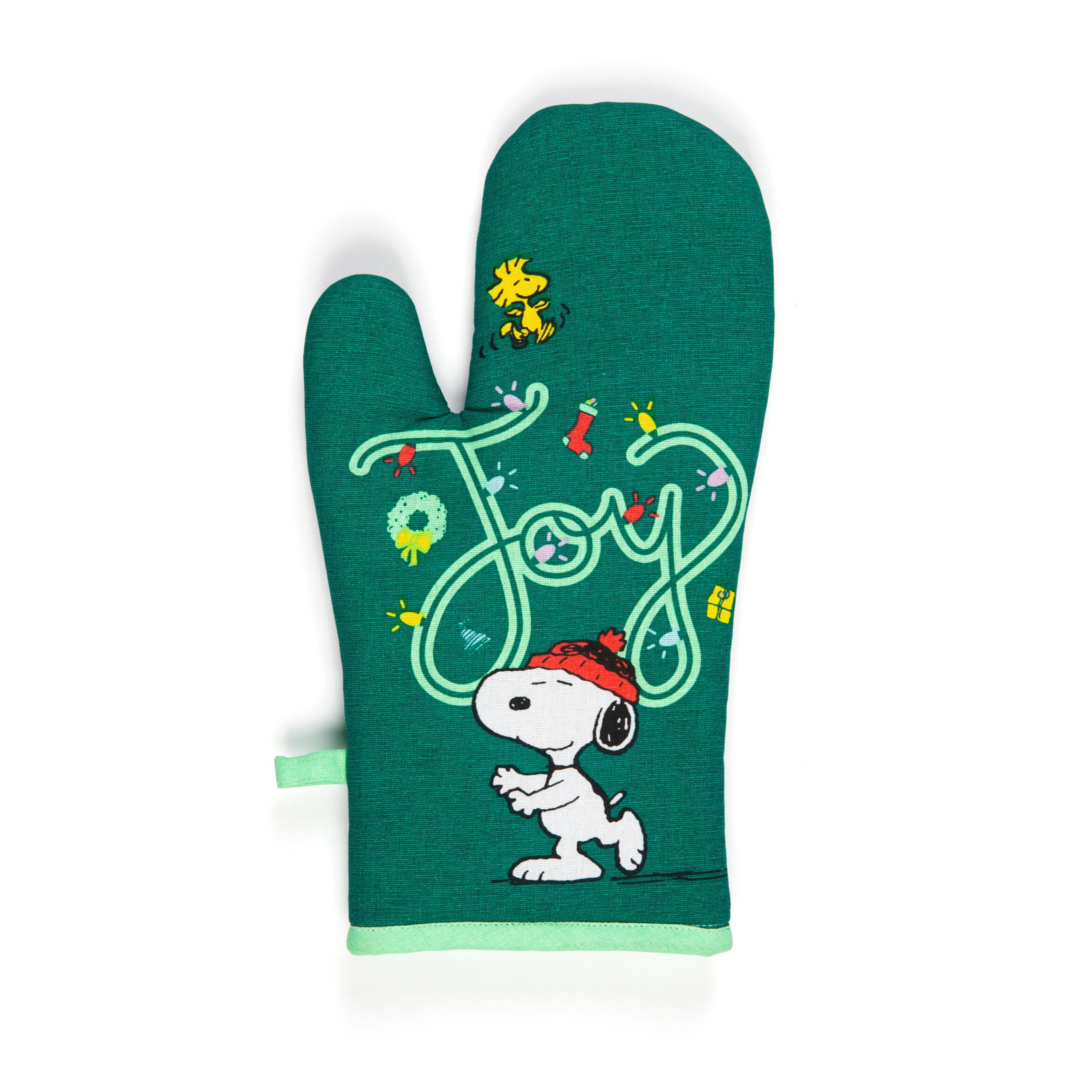 Set canovaccio con presina e guanto da cucina Excelsa – Peanuts Shiny And Bright, Cotone Multicolore