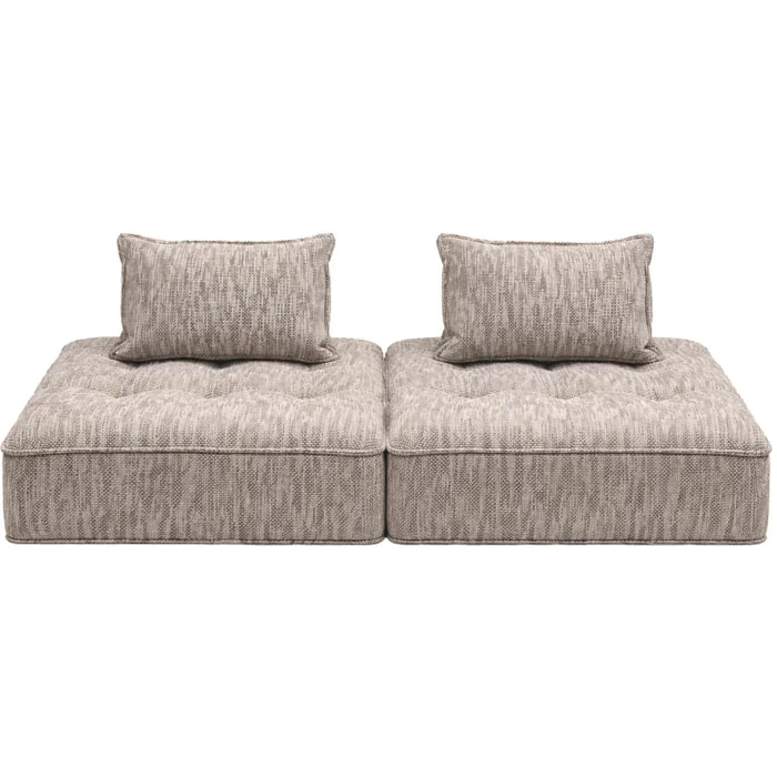 Canapé Portofino 2 places gris Kare Design