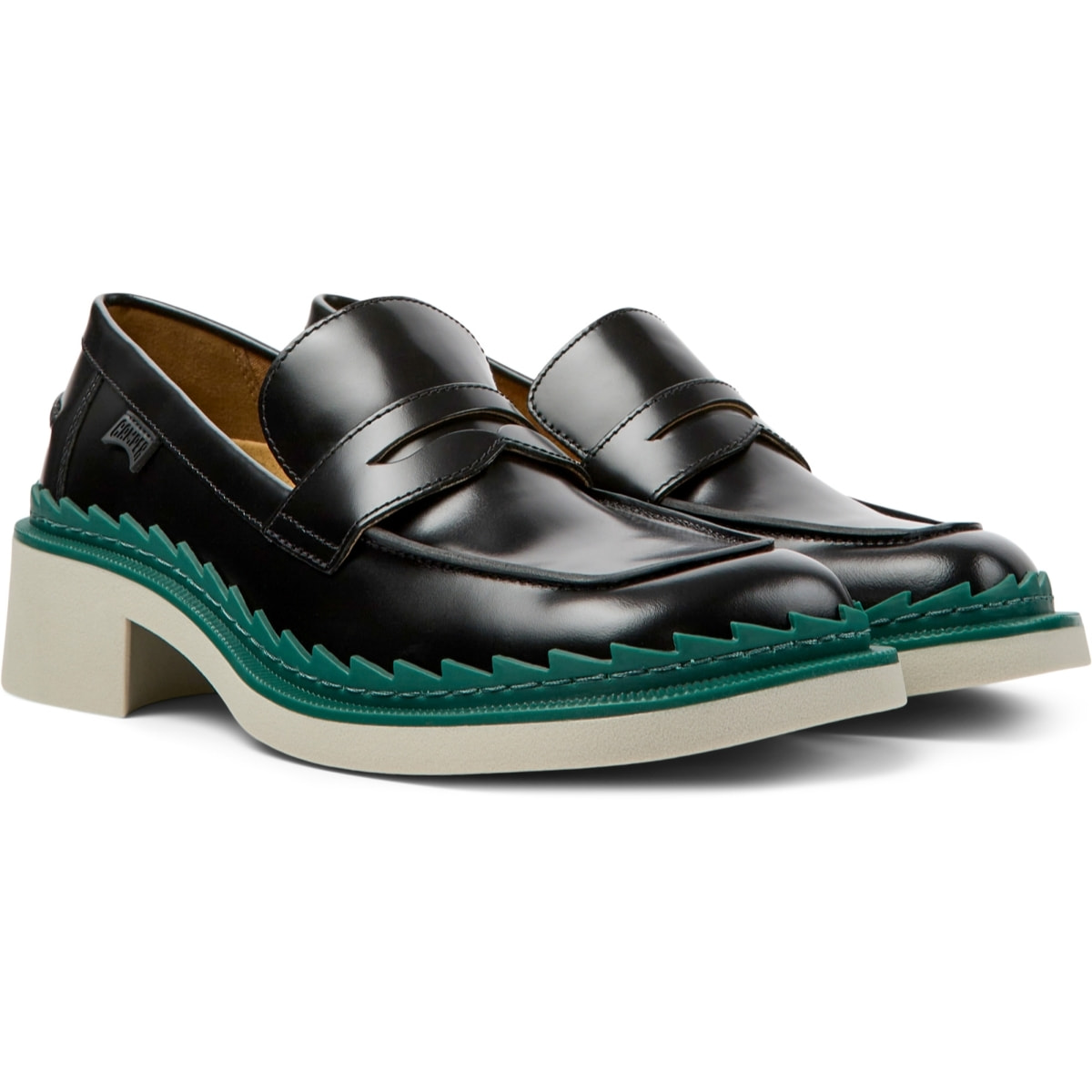 Mules - CAMPER Taylor - Negro - Cuero liso