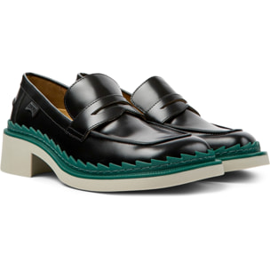 Mules - CAMPER Taylor - Negro - Cuero liso