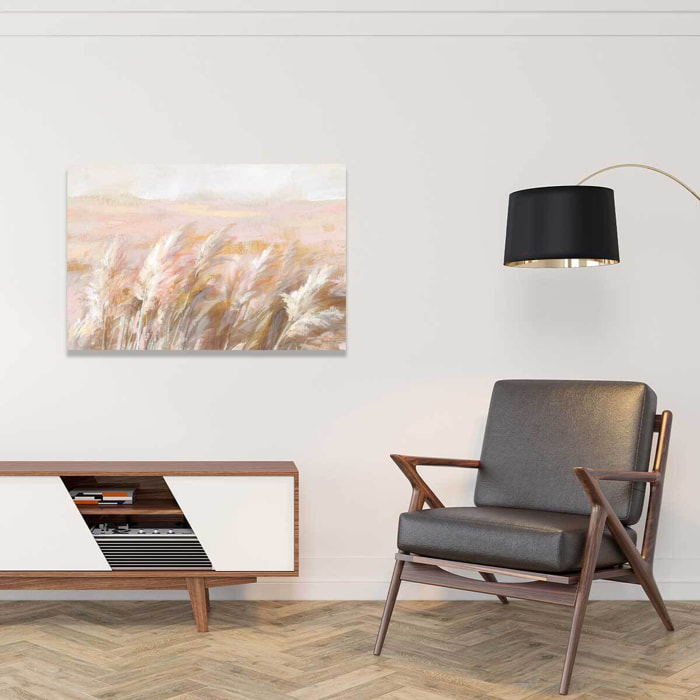 Tableau plante graminées des prairies  Toile imprimée