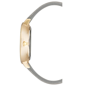 Reloj Nine West NW-2554GYGY Mujer Analogico Cuarzo con Correa de Cuero