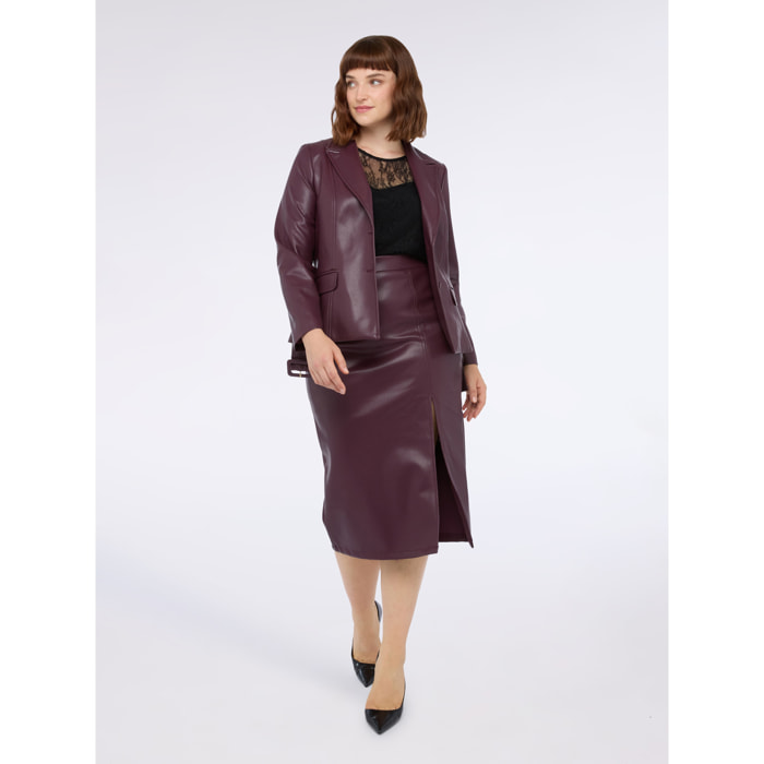 Fiorella Rubino - T-shirt in pizzo con maniche lunghe - Nero