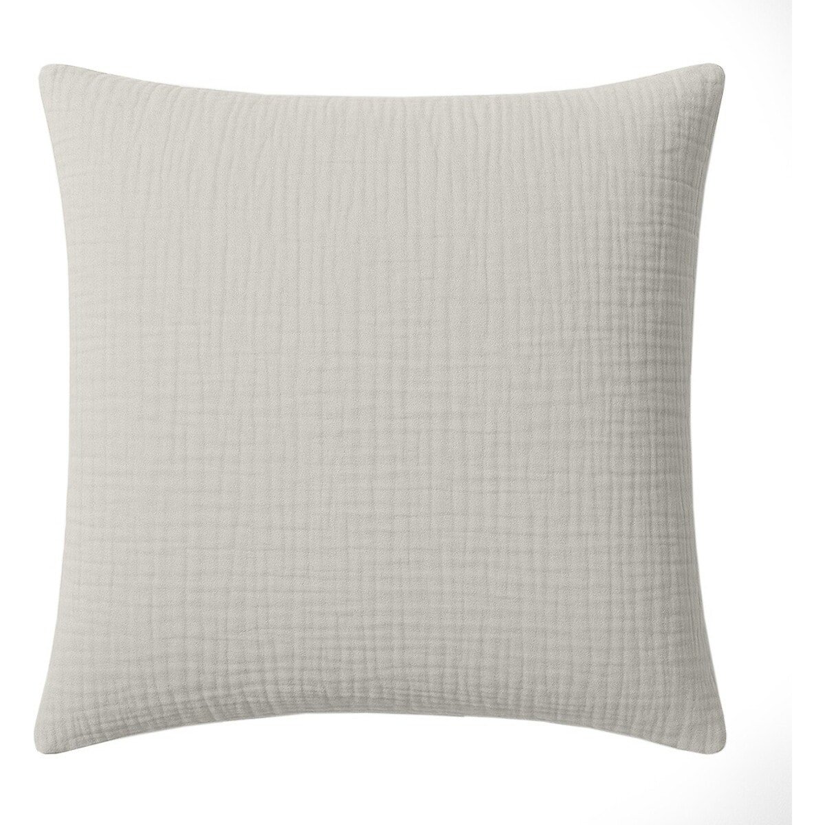 Paire de Taies d'oreiller gaze de coton lavé gris glacier