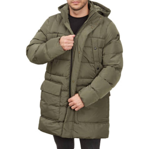 Abrigos Hombre de la marca GEOX  modelo M HILSTONE PARKA VERDE