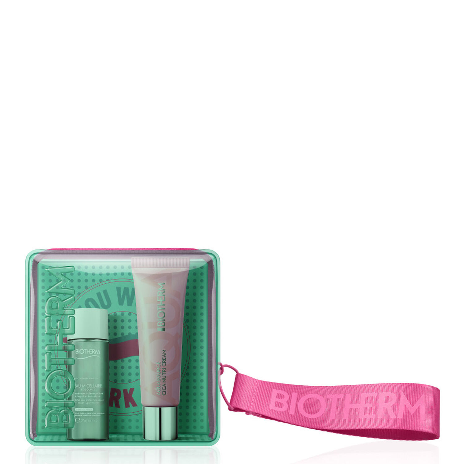 Aquasource - Coffret Nano Eau Micellaire Démaquillante Biosource 30ml + Aquasource Cica Nutri Cream 30ml