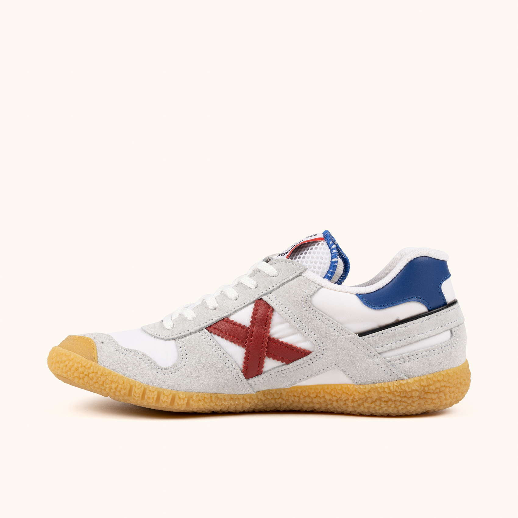 Zapatilla Casual de Ante y Nylon con Detalles Tricolor MUNICH GOAL 1645