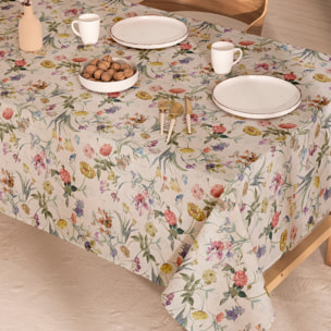 Nappe anti-tâches lin combiné POPPY
