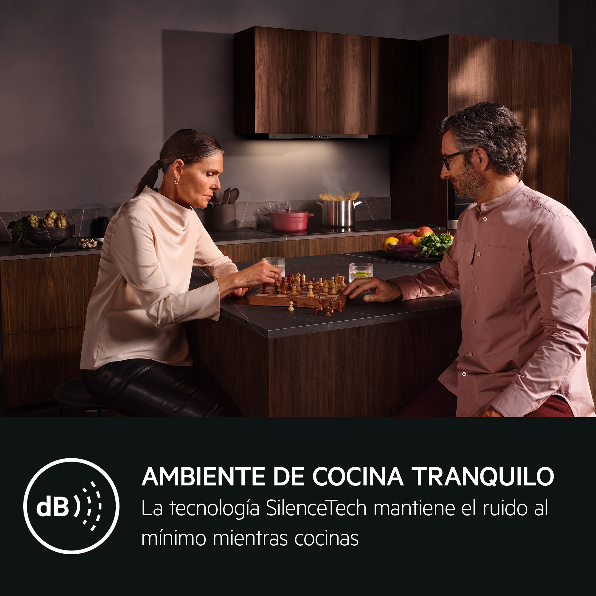 AEG Campana extractora extraíble Serie 7000 SilenceTech de 60 cm GDP866PB | Reacondicionado
