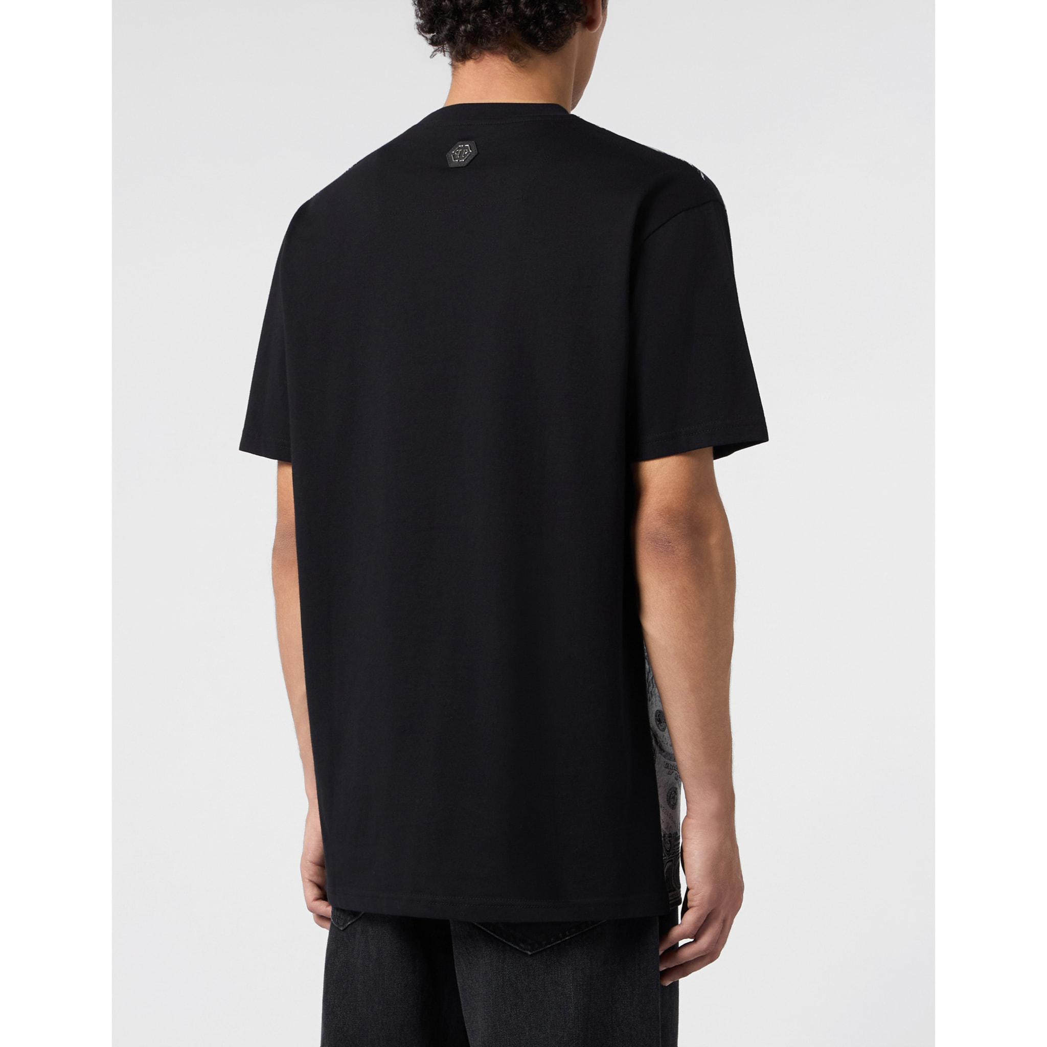 PHILIPP PLEIN Camiseta de cuello redondo y manga corta SKULL