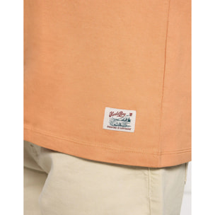 Camiseta Manga Corta Naranja - Beared