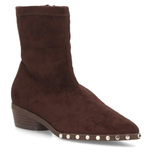 Botines de mujer con tachuelas decorativas