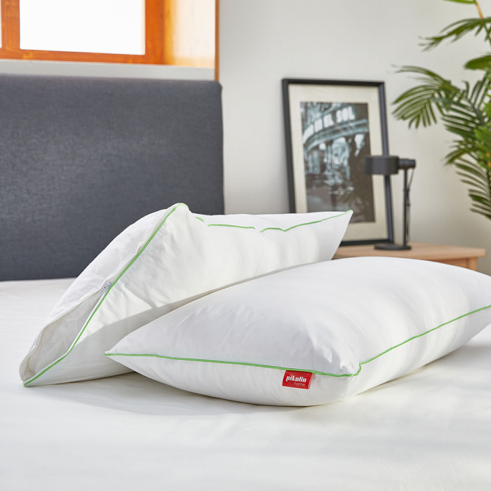 Almohada de plumón antiácaros | Firmeza Alta