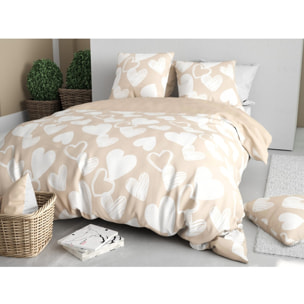 Parure Housse De Couette 3pcs 100% Coton 57 Fils TONIE