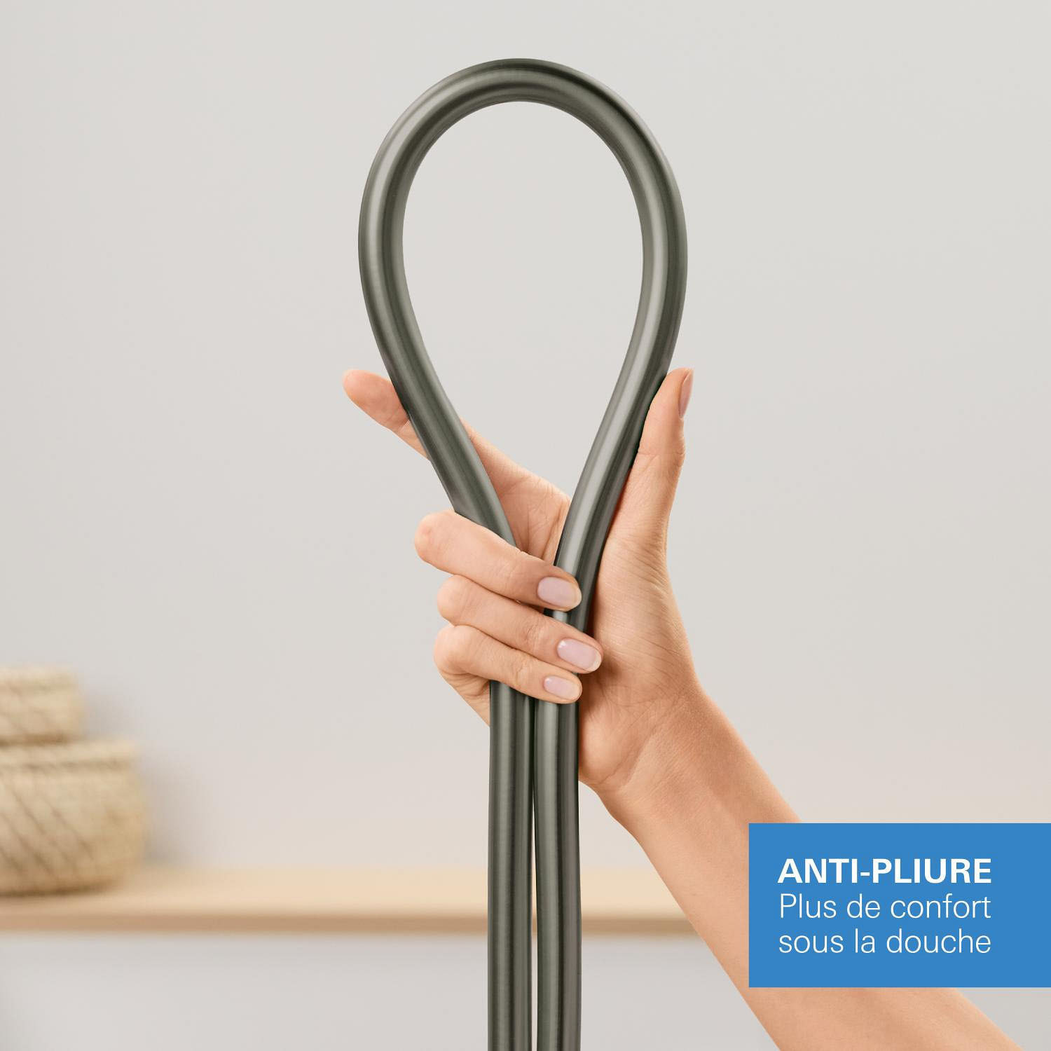 Flexible de douche 1250mm - Hard Graphite