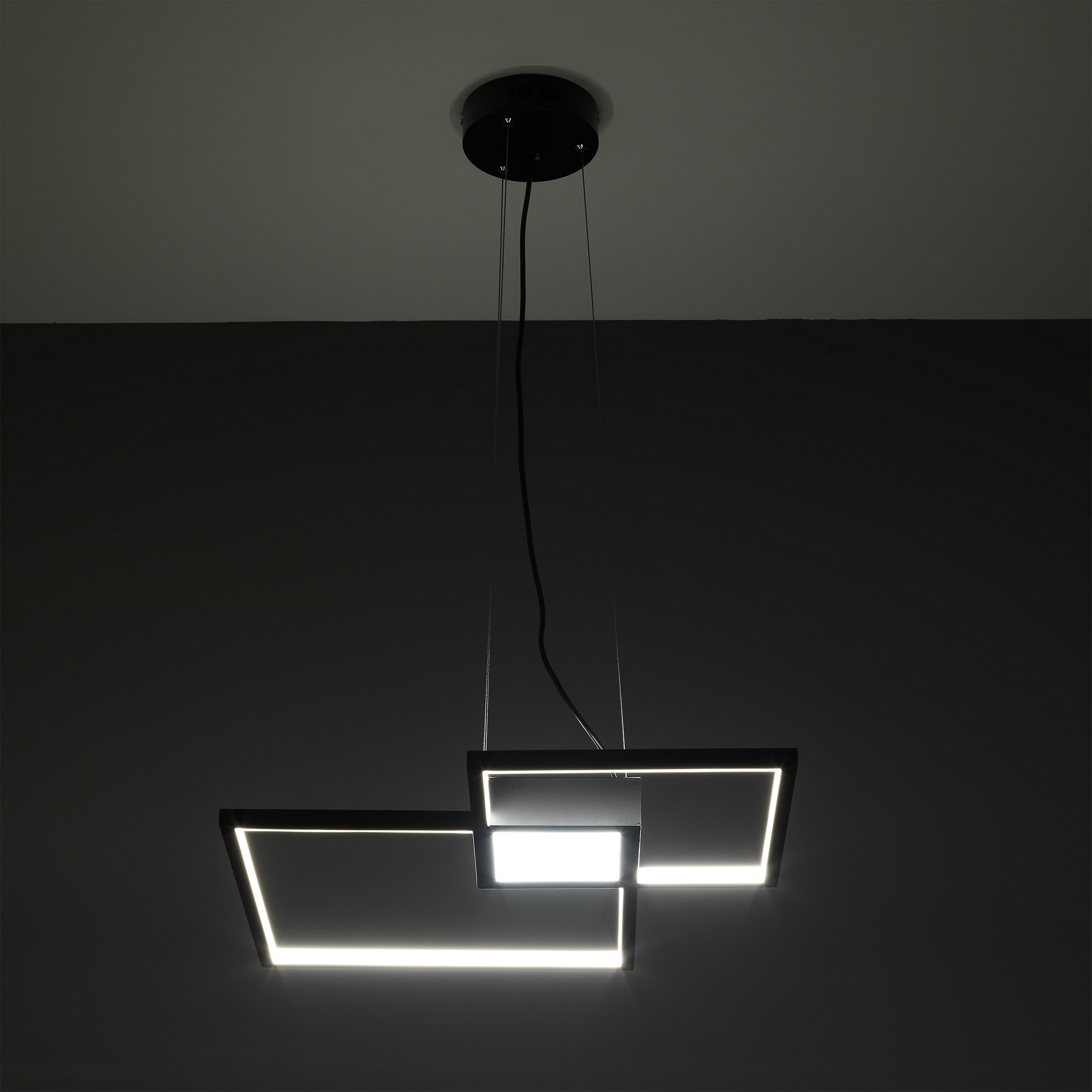 Oresteluchetta Lampadario RHOS BLACK Nero