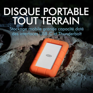 Disque dur externe LACIE 1To Rugged Mobile USB C