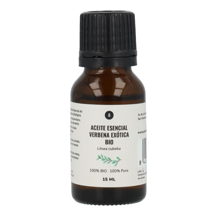 PLANETA HUERTO | Aceite Esencial de Verbena Exótica Bio 15 ml - Calmante, Antiinflamatorio y Repelente Natural de Insectos para un Ambiente Relajante