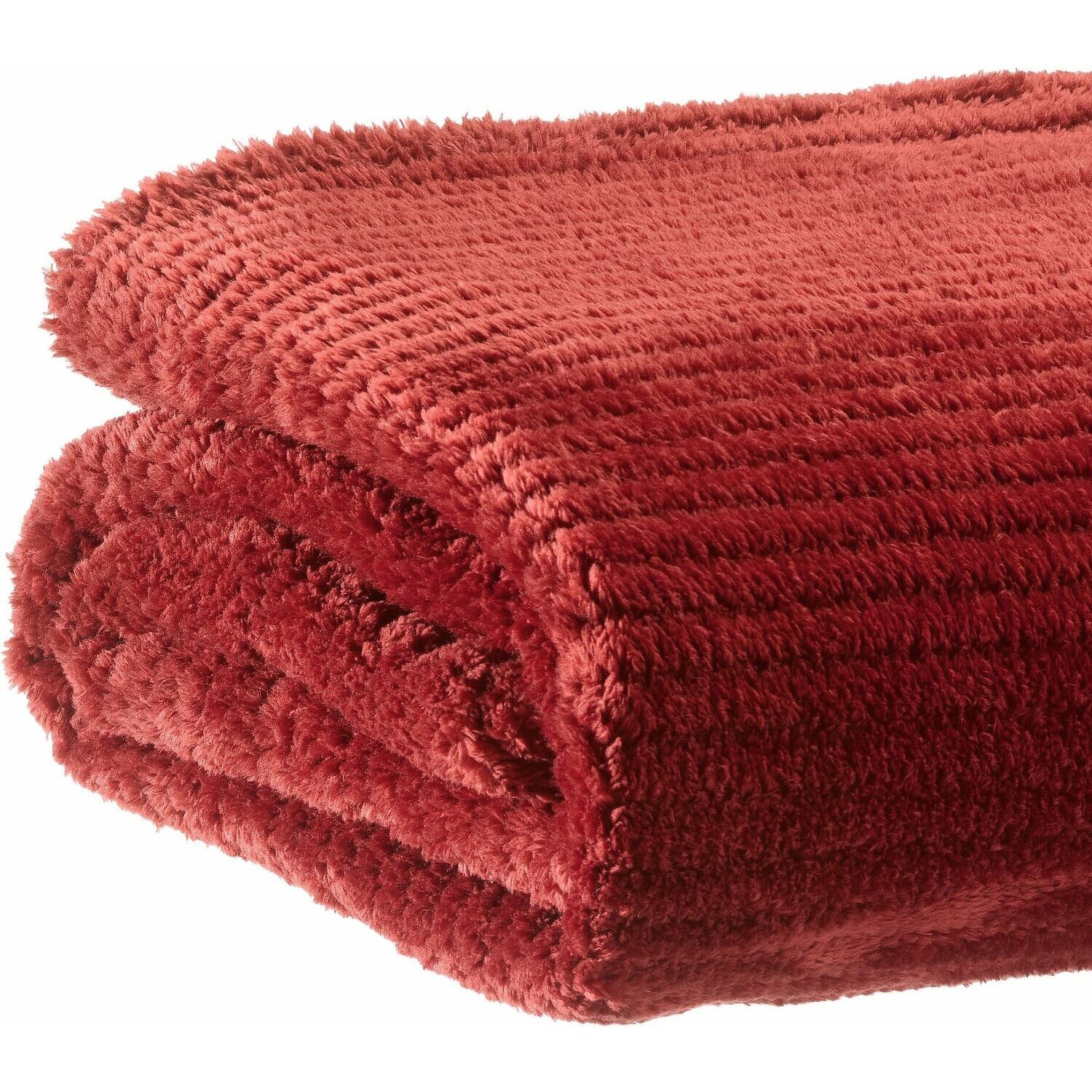 Plaid saya 100% polyester cerise