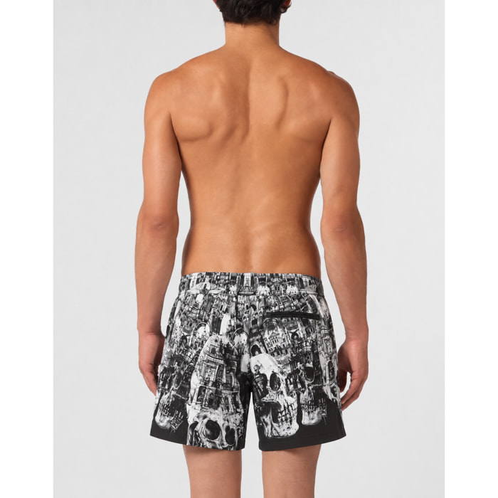 PHILIPP PLEIN Pantalones cortos SKULL