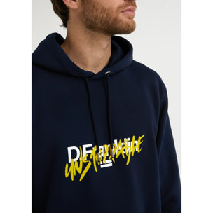 Sudadera Con Capucha de Hombre  Unstoppable Hoodie en Azul Marino D.Franklin