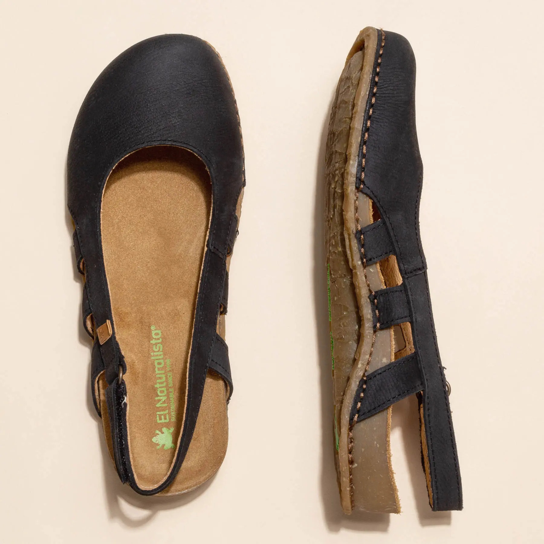 Sandalias N5817 PLEASANT BLACK /PANGLAO color Black