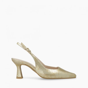 ZAPATOS DE SALÓN DORADOS GELINES-X