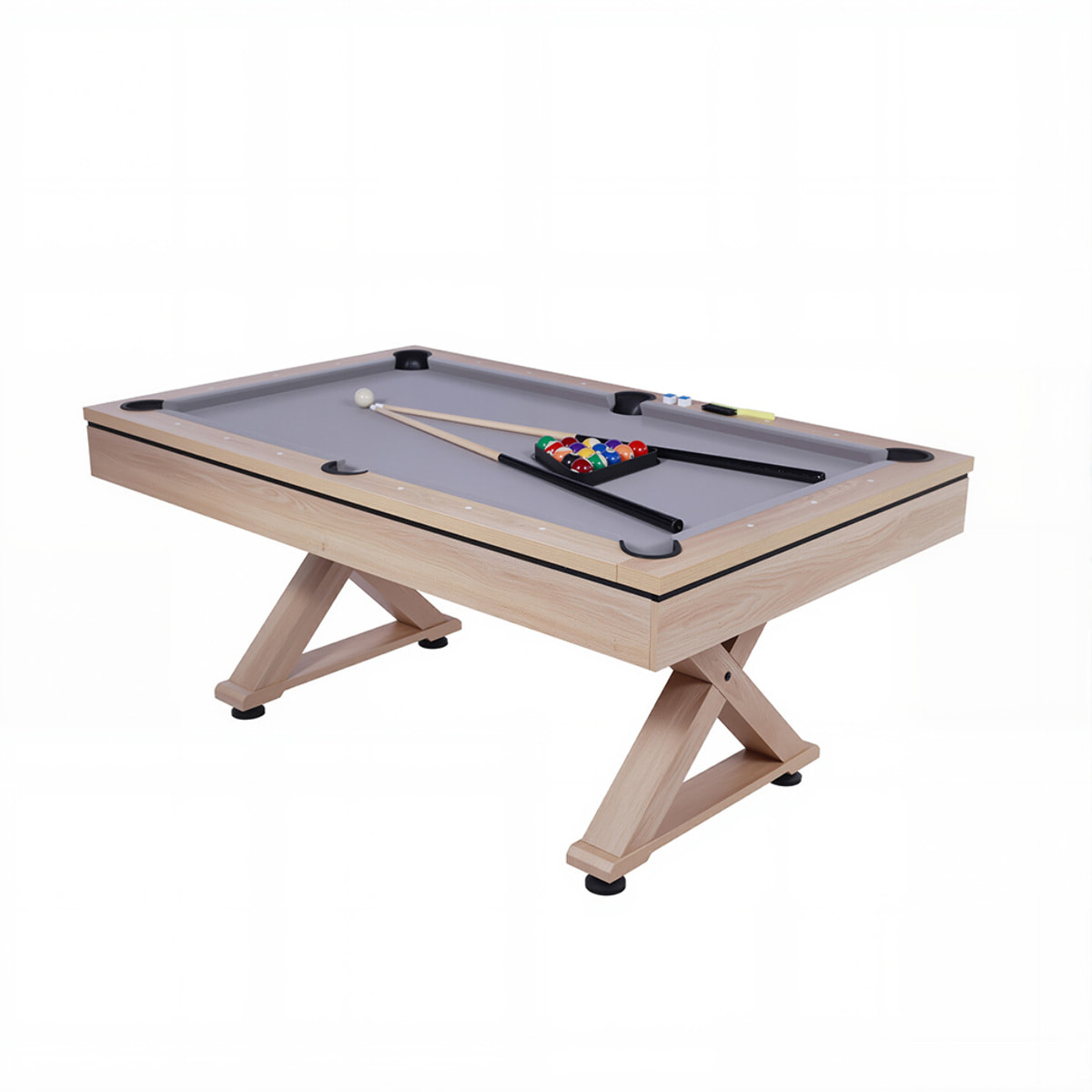 Table multi-jeux ping-pong et billard en bois ARIZONA