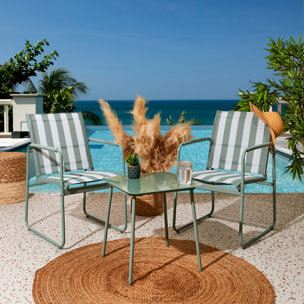 Salon De Jardin Namur 2pcs Beige