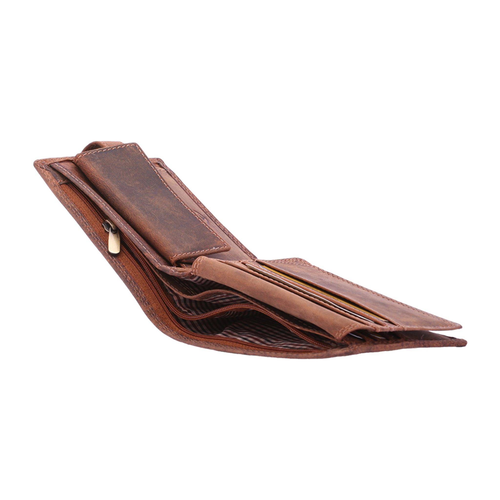 Portafoglio  da uomo In Vera pelle Made in Italy 10x12,5x3 cm