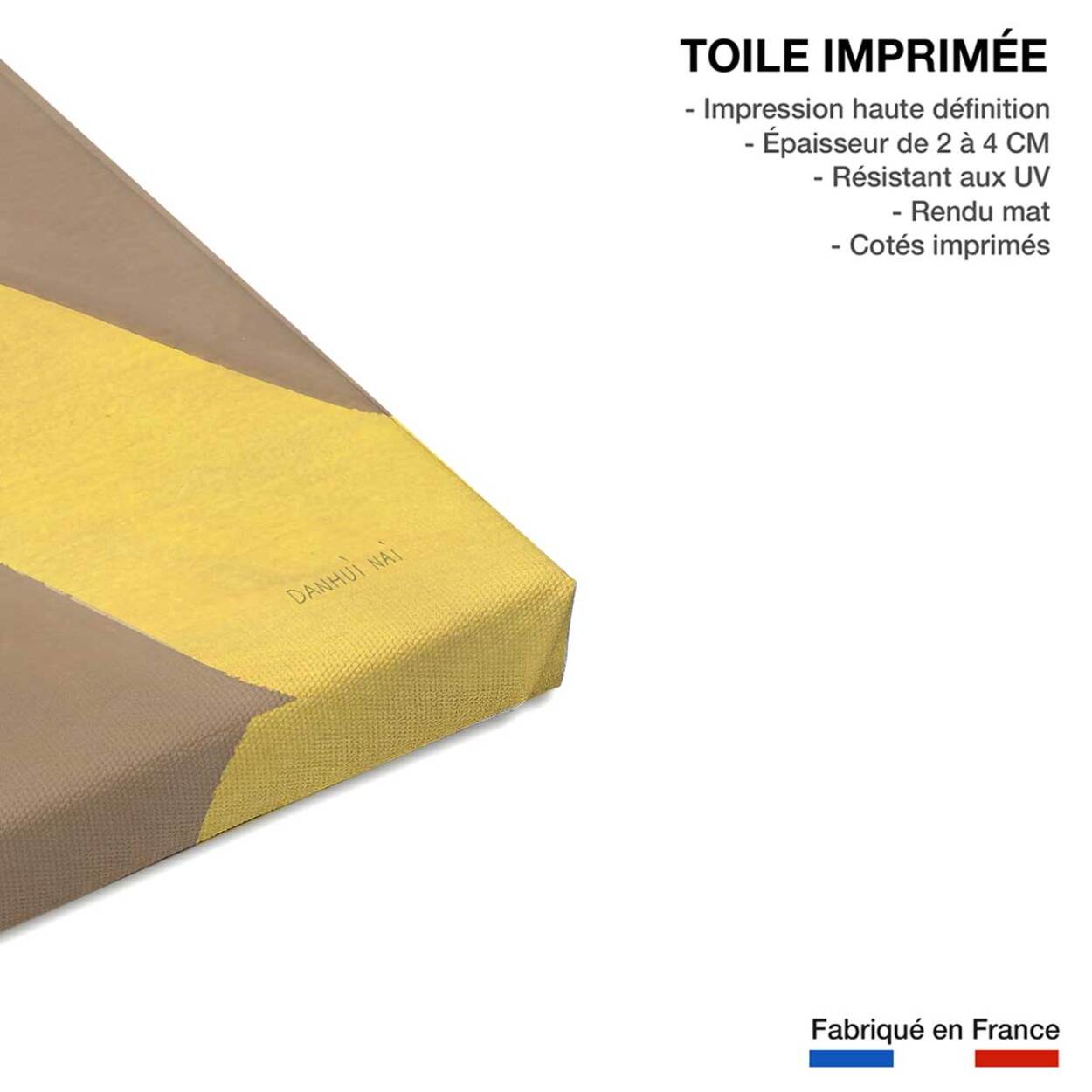 Tableau terres  du sud Toile imprimée