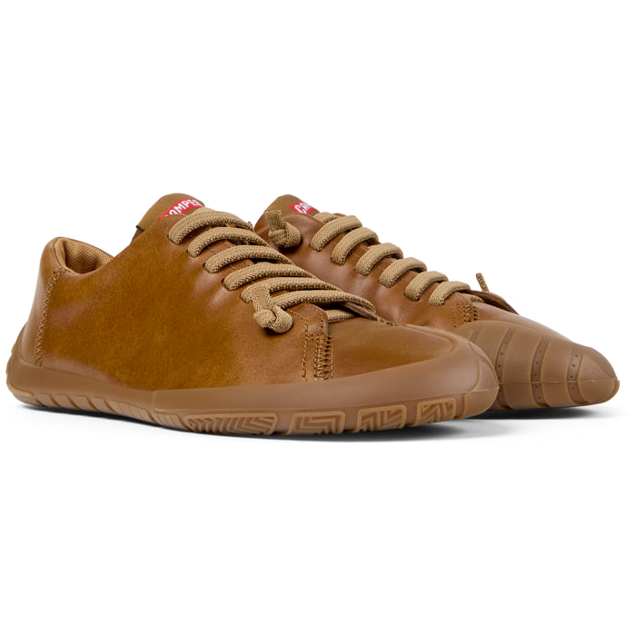 Zapatillas - CAMPER Peu Path+ - Marron - Piel lisa