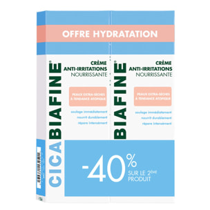 Crème Anti-Irritations - Duo Crème Corporelle Anti-Irritations 2x200ml